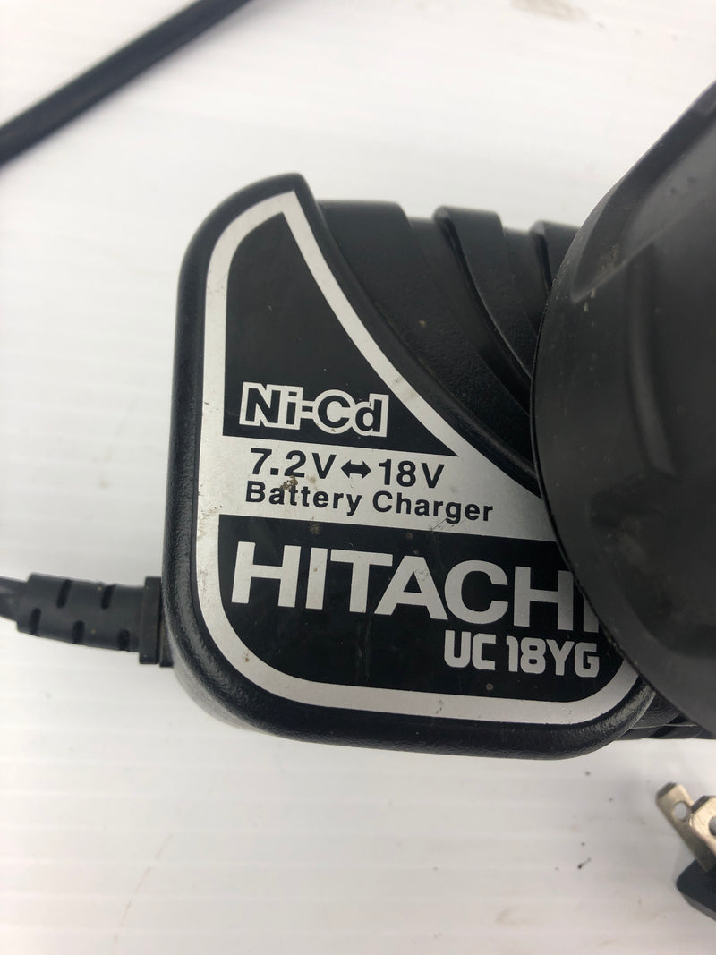 Hitachi UC18YG Battery Charger Ni-Cd 7.2-18V and Battery EB 1814SL