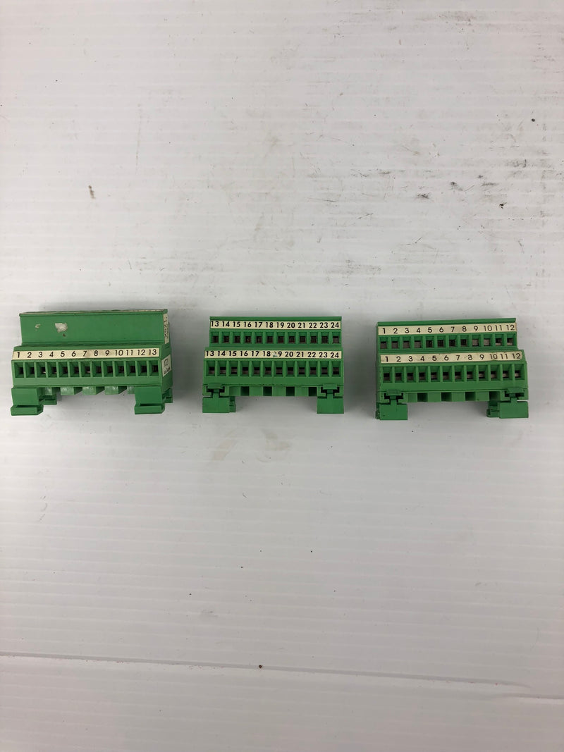 Phoenix Contact MSTBVK2.5-5.08 Connector MVSTB 2.5-5.08 (Lot of 3)