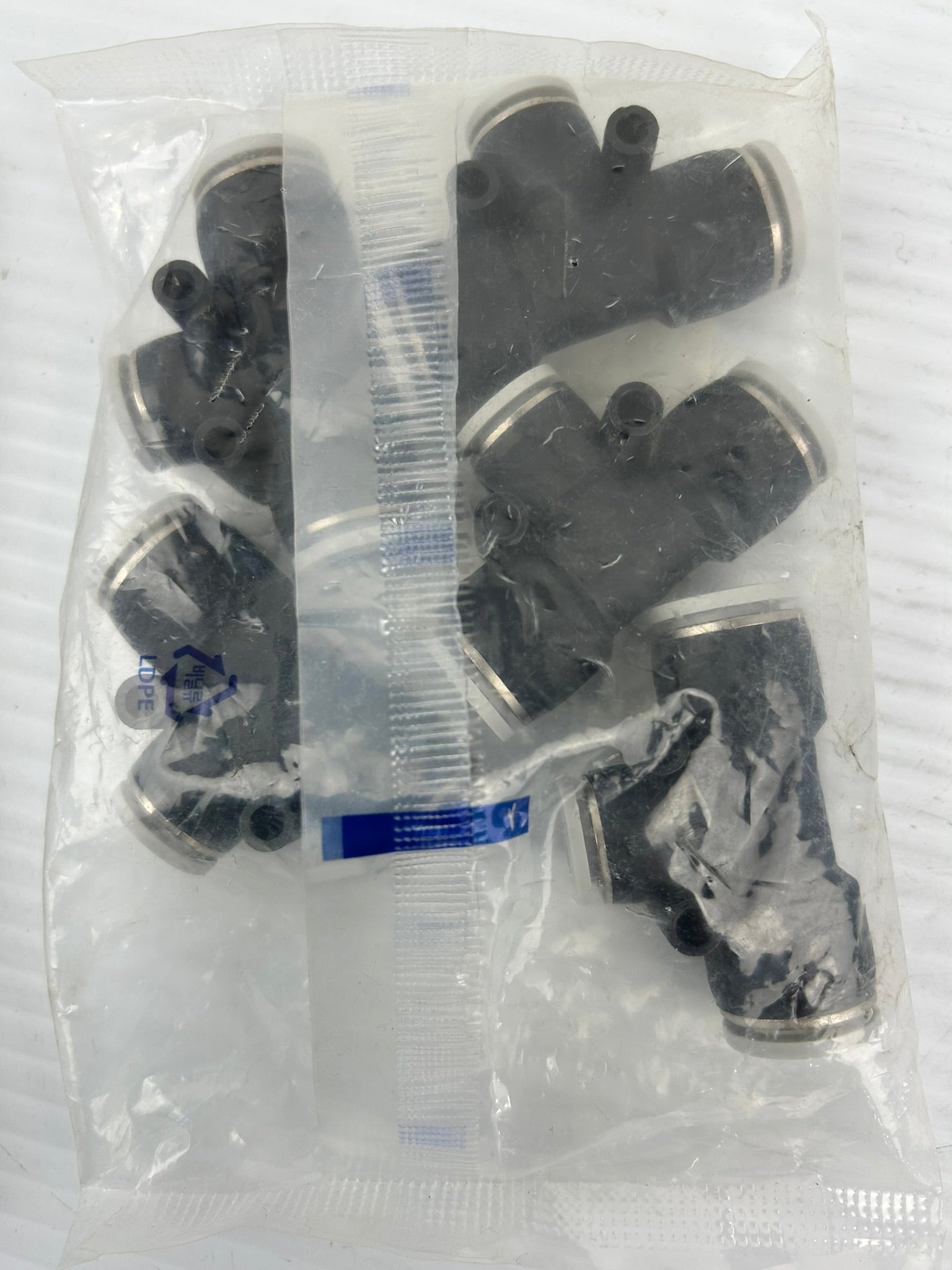 Festo 564809 Push In T-Connector QBT-1/2T-3/8-U Reducer Tee - Lot of 10