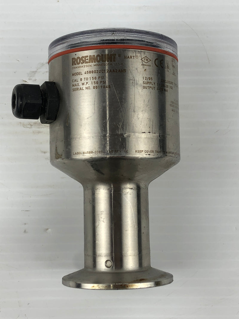 Rosemount 4500G22C12AAQ2AM5 Pressure Transmitter