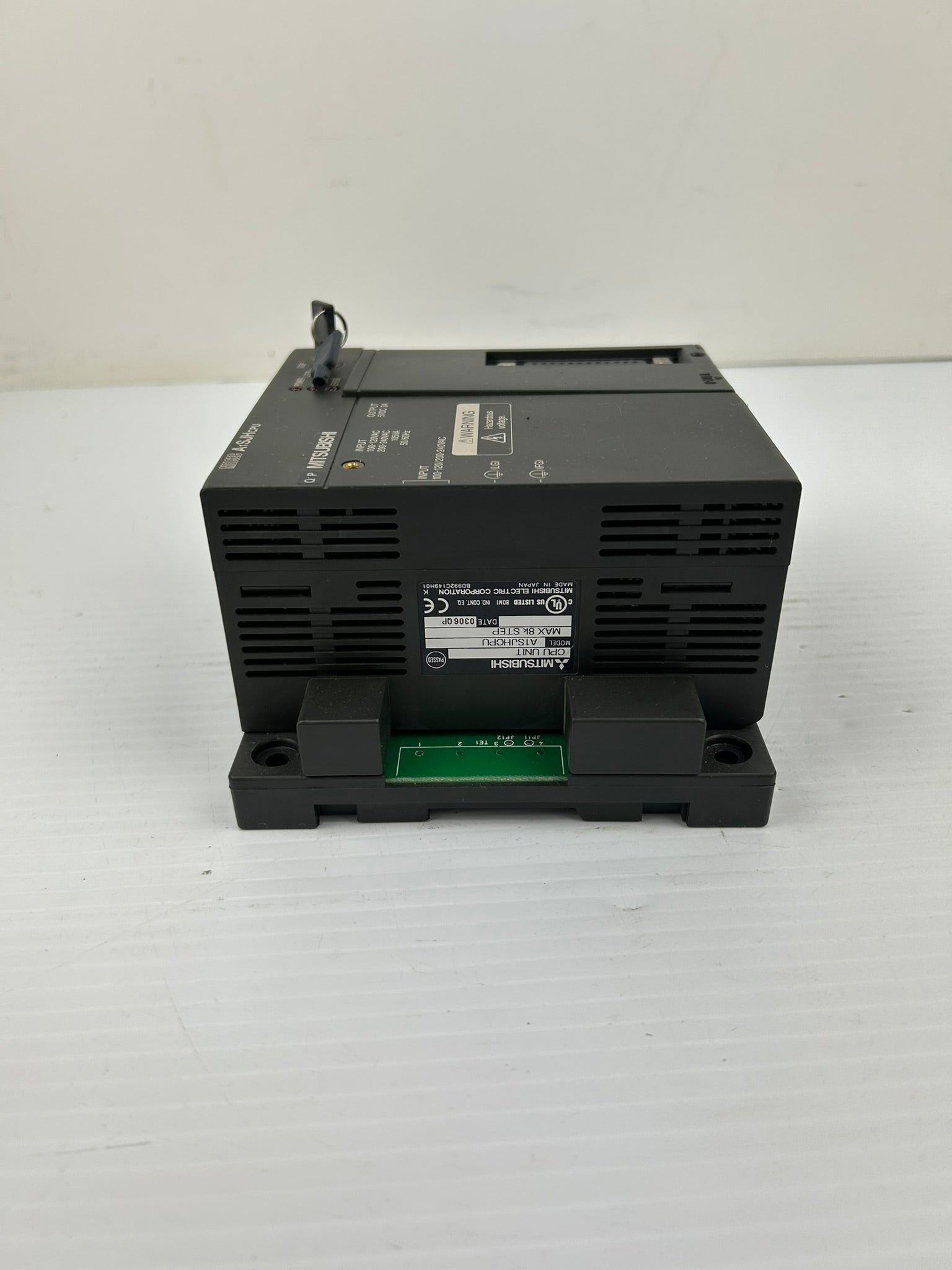 Mitsubishi A1SJHCPU Power Supply Max 8K Step A1SJHCPU-A PLC Rack MEC-40V-0