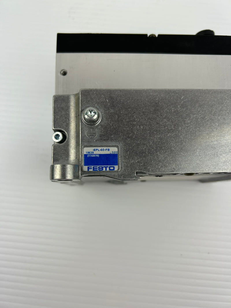 Festo IFB8-03 Control Block 18738 L407 IEPL-03-FB 18639 116878 117368 9615 18980