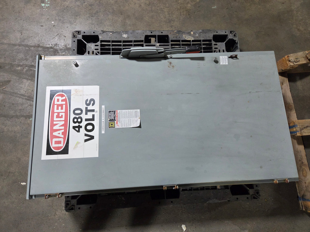 Square D Heavy Duty Safety Switch Disconnect Fusible 600A 600VAC 600VDC