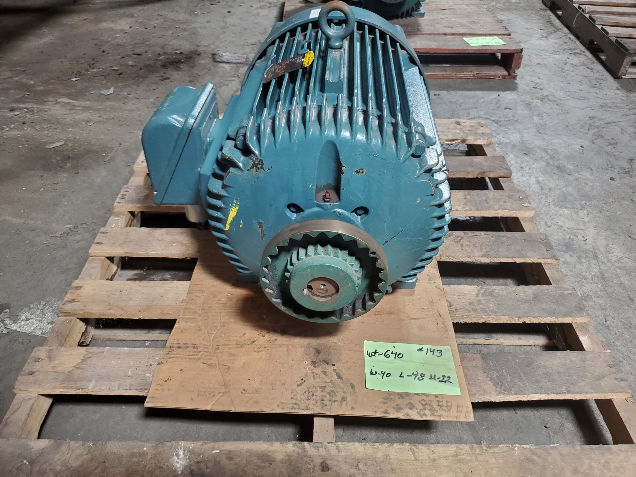 Baldor Reliance ECP4114T-4 Electric Motor 50HP 460V 3PH TEFC Super-E XEX 3540RPM