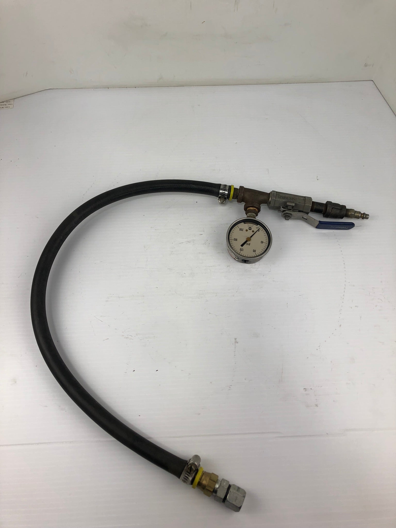 USO Gauge with Hose and Nozzle 0-200 PSI
