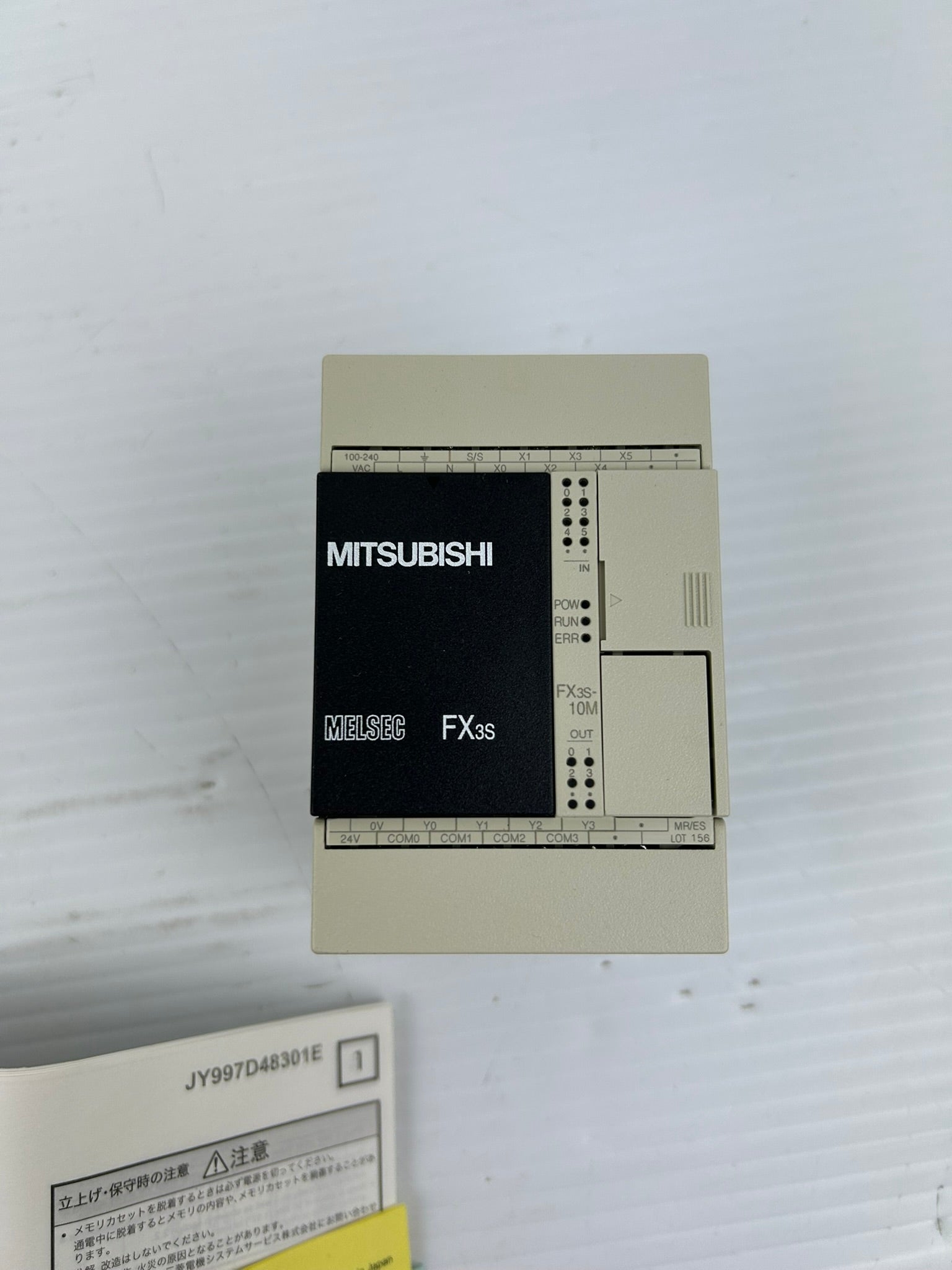 Mitsubishi FX3S-10MR/ES Melsec Programmable Controller 100-240VAC 50/60Hz 19W