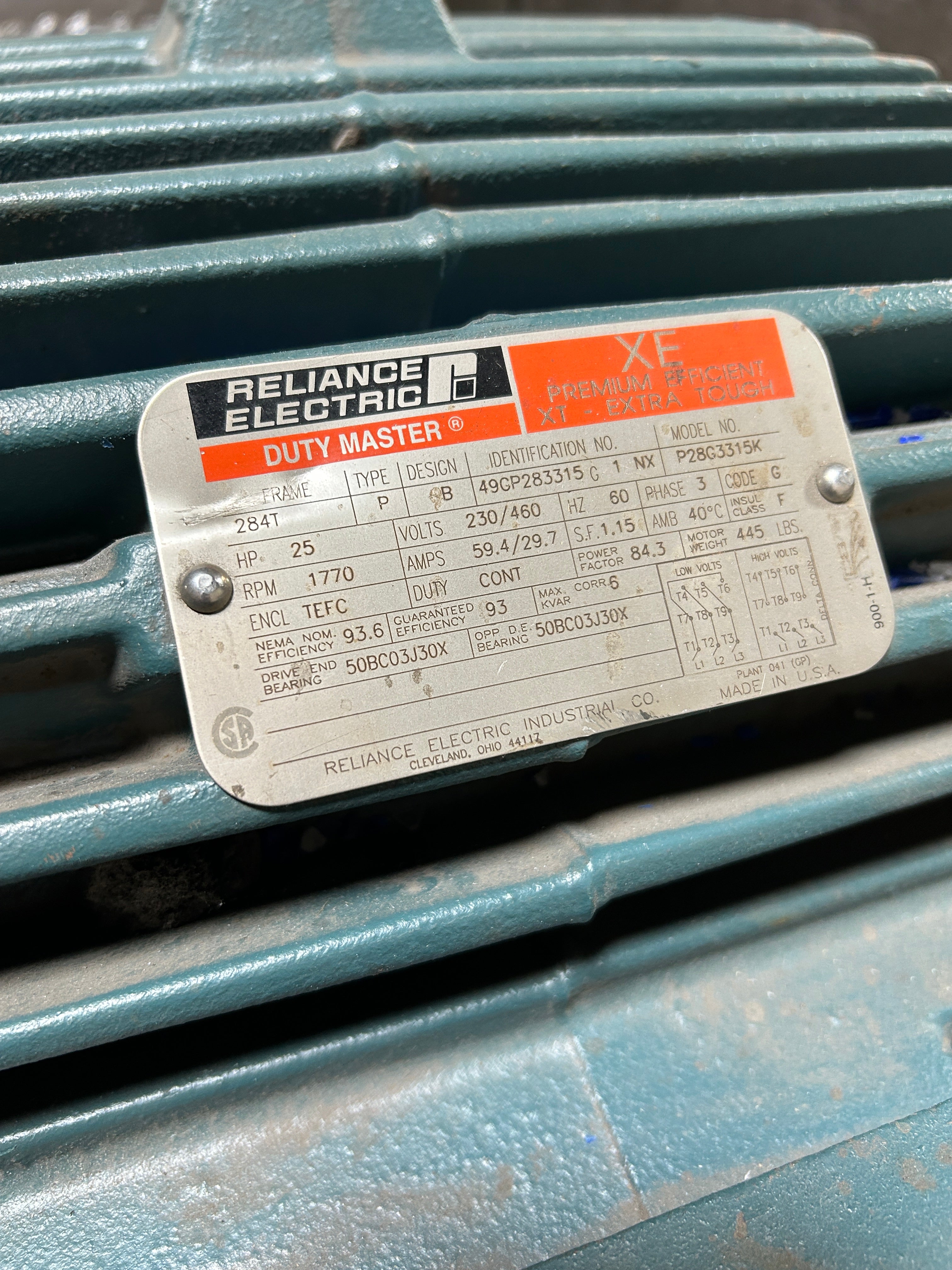 Sprout Waldron BR-14X18 Edge Chopper with 25HP Reliance Motor