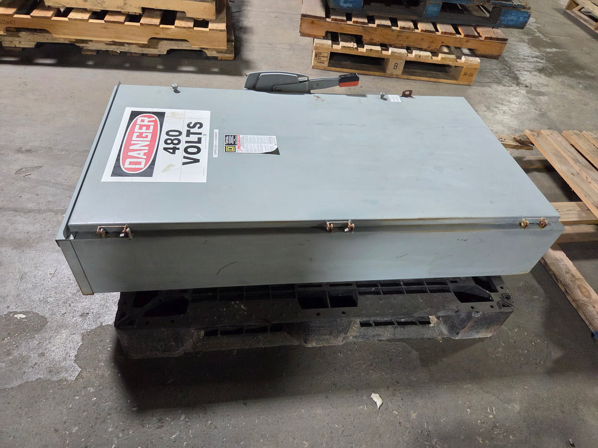 Square D Heavy Duty Safety Switch Disconnect Fusible 600A 600VAC 600VDC