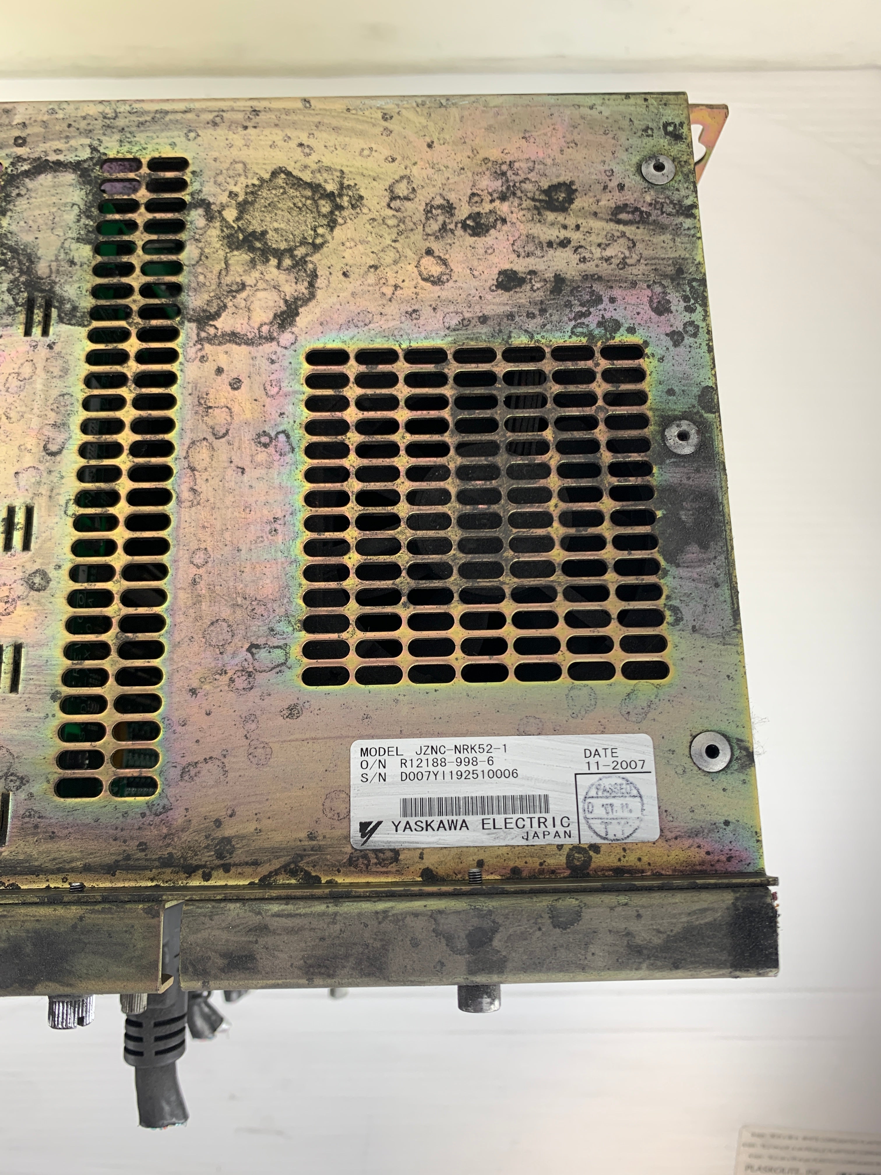 Fuji CPS-420F Power Supply Rack Card Slot JZNC-NRK01-1 Yaskawa JZNC-NRK52-1