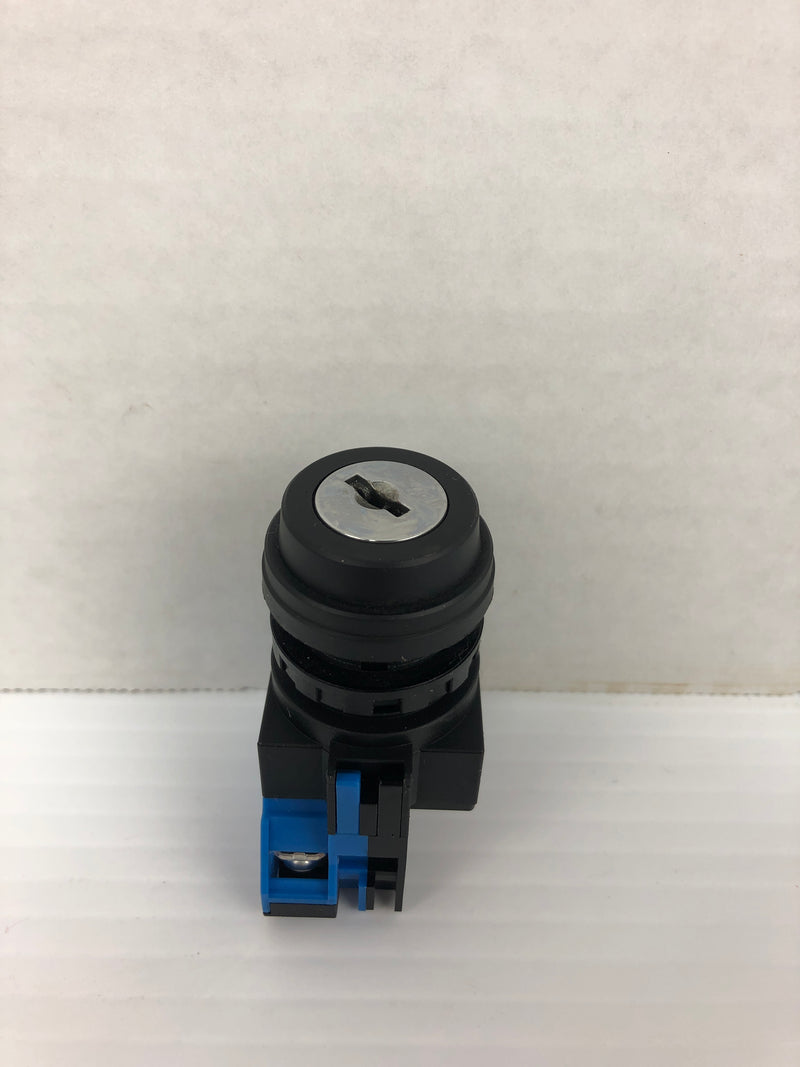 IDEC HW-CB10 Push Button Keyed Switch HW-G10 - Missing Key