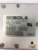 Sola 83-05-230-03 Power Supply 5VDC 3A