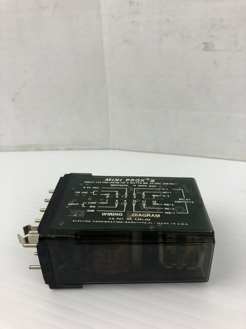 Electro 5132 Mini Prox Delayed Make Relay 115VAC 10A 5W 50/60Hz