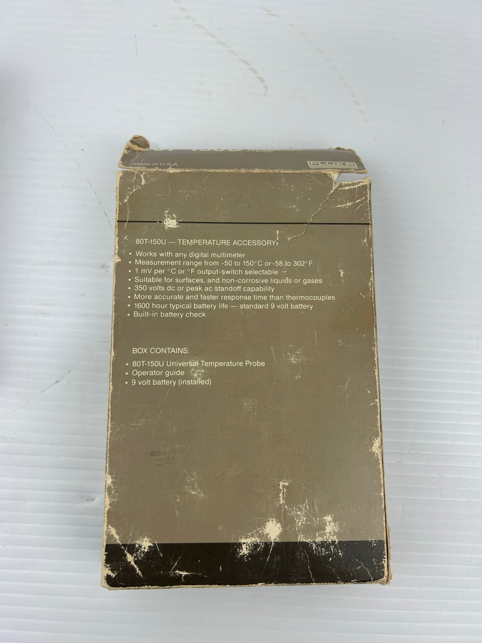 Fluke 80T-150U Universal Temperature Probe