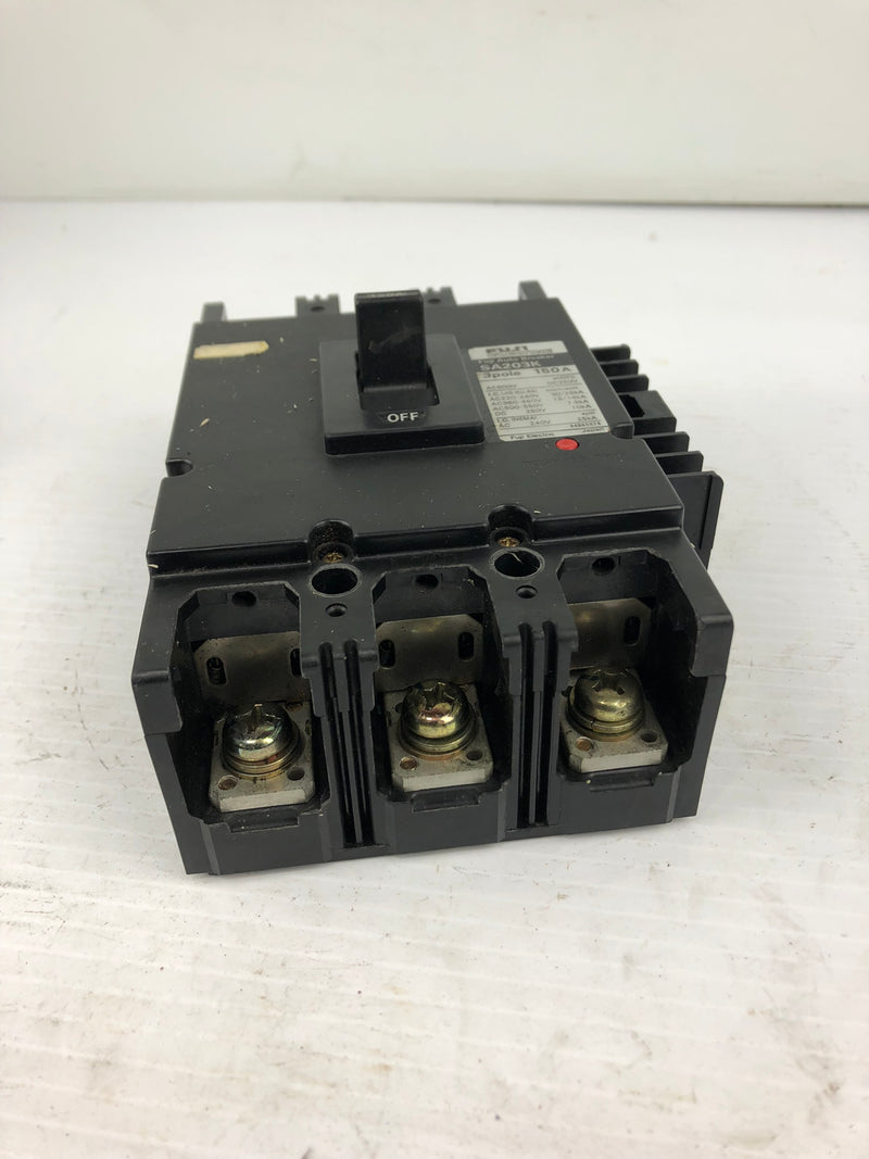 Fuji Electric SA203K Circuit Breaker 150A 3 Pole