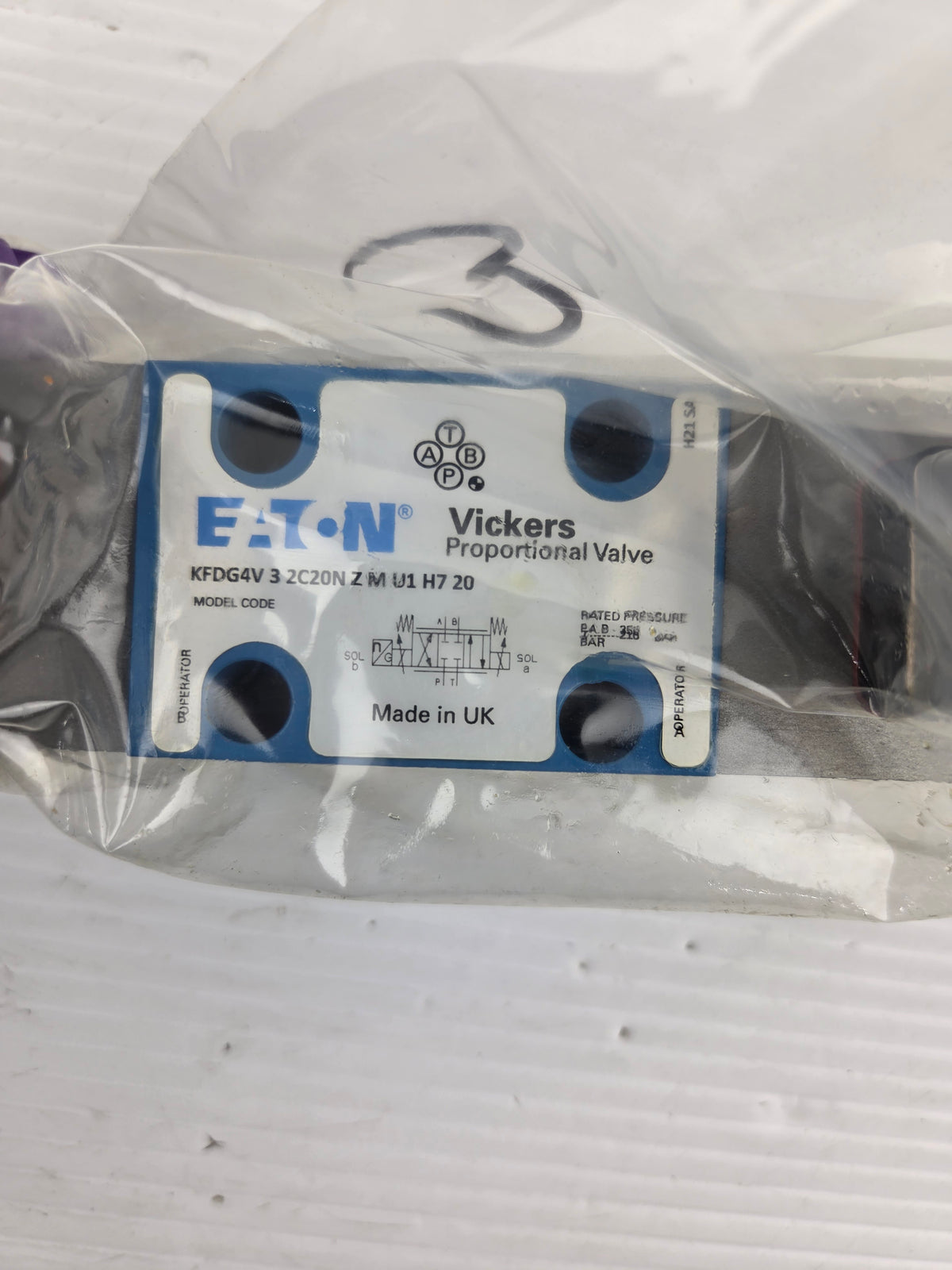 Eaton Vickers KFDG4V 3 2C20N Z M U1 H7 20 Proportional Valve