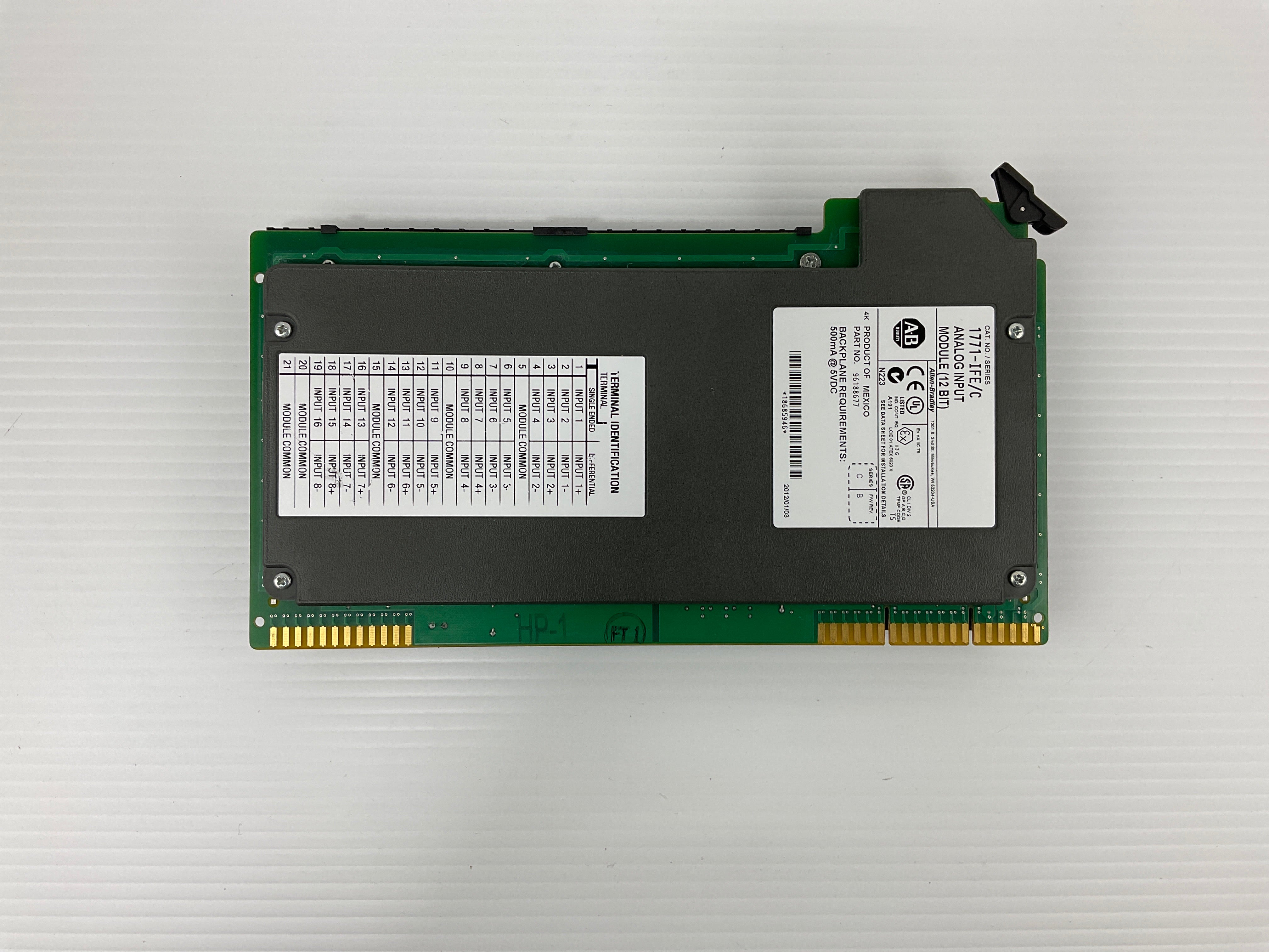 Allen Bradley Analog Input Module 1771-IFE/C 5000 mA 5 VDC