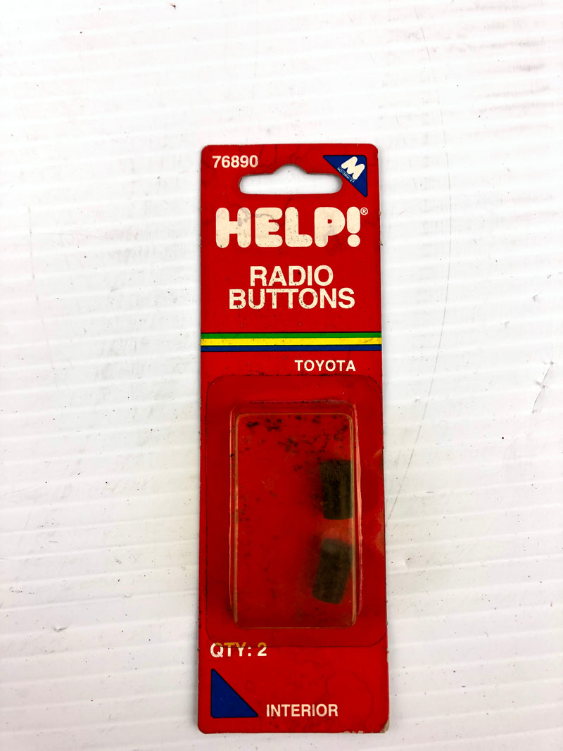 HELP! 76890 Interior Radio Buttons For Toyota - Lot of 2