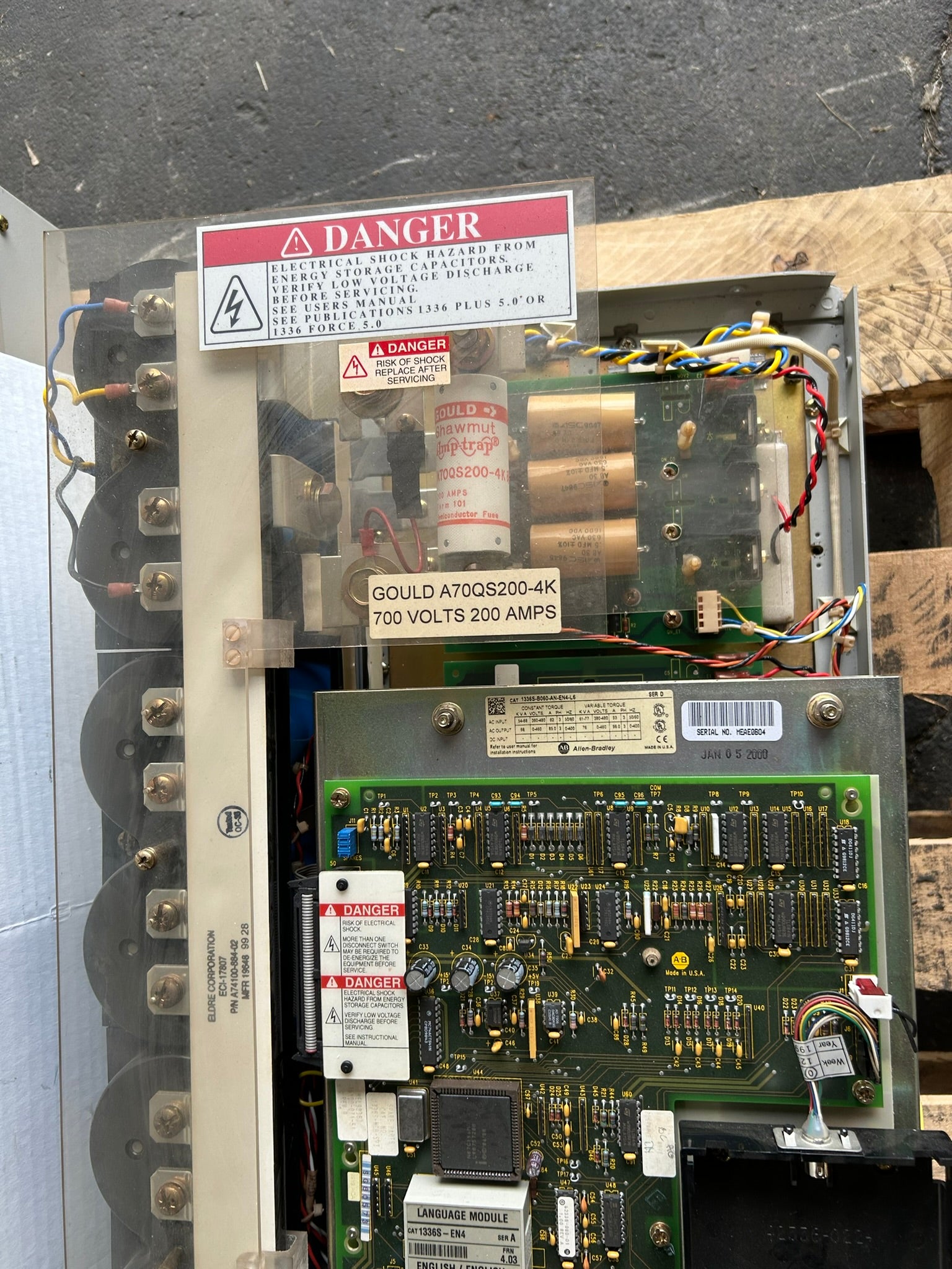 Allen-Bradley 1336S-B060-AN-EN4-L6 Plus Drive Series D - No Keypad