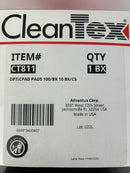 CleanTex CT811 Opticpad Pad Surface Cleaner Wipes - Box of 100 Wipes x 13 Boxes