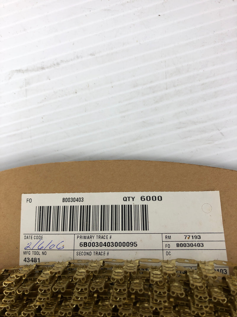Tyco 42486-1 Electrical Connectors 43481 Flag Fast Receptacle 0.187 x 0.020 New