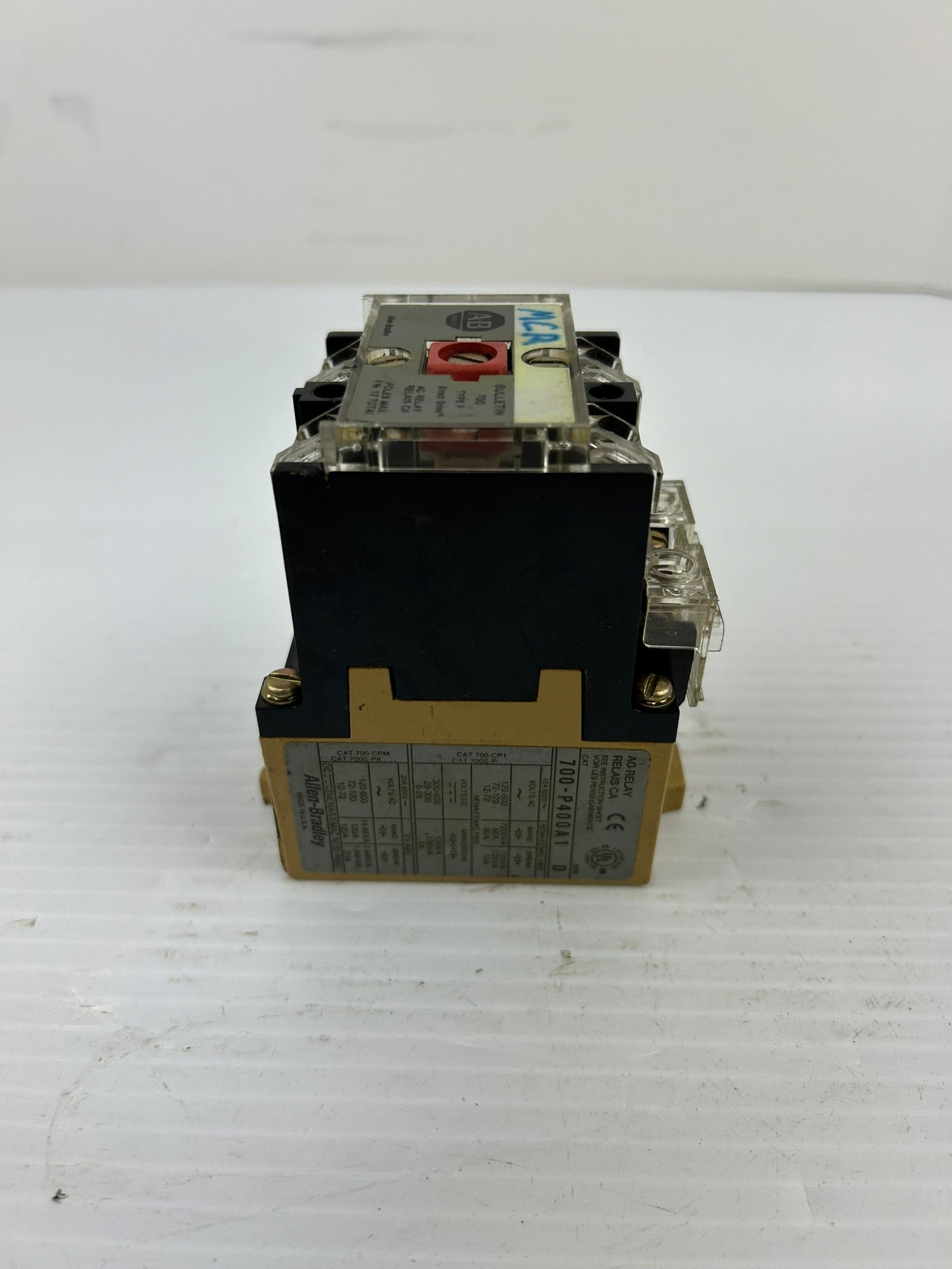 Allen-Bradley 700-P400A1 AC Relay Series D