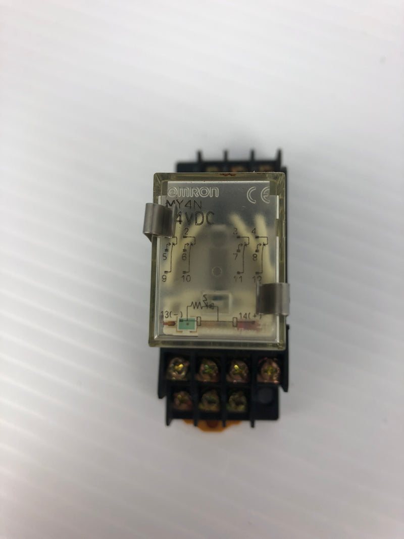 Omron MY4N Relay 24VDC 5A With Base 2622YA