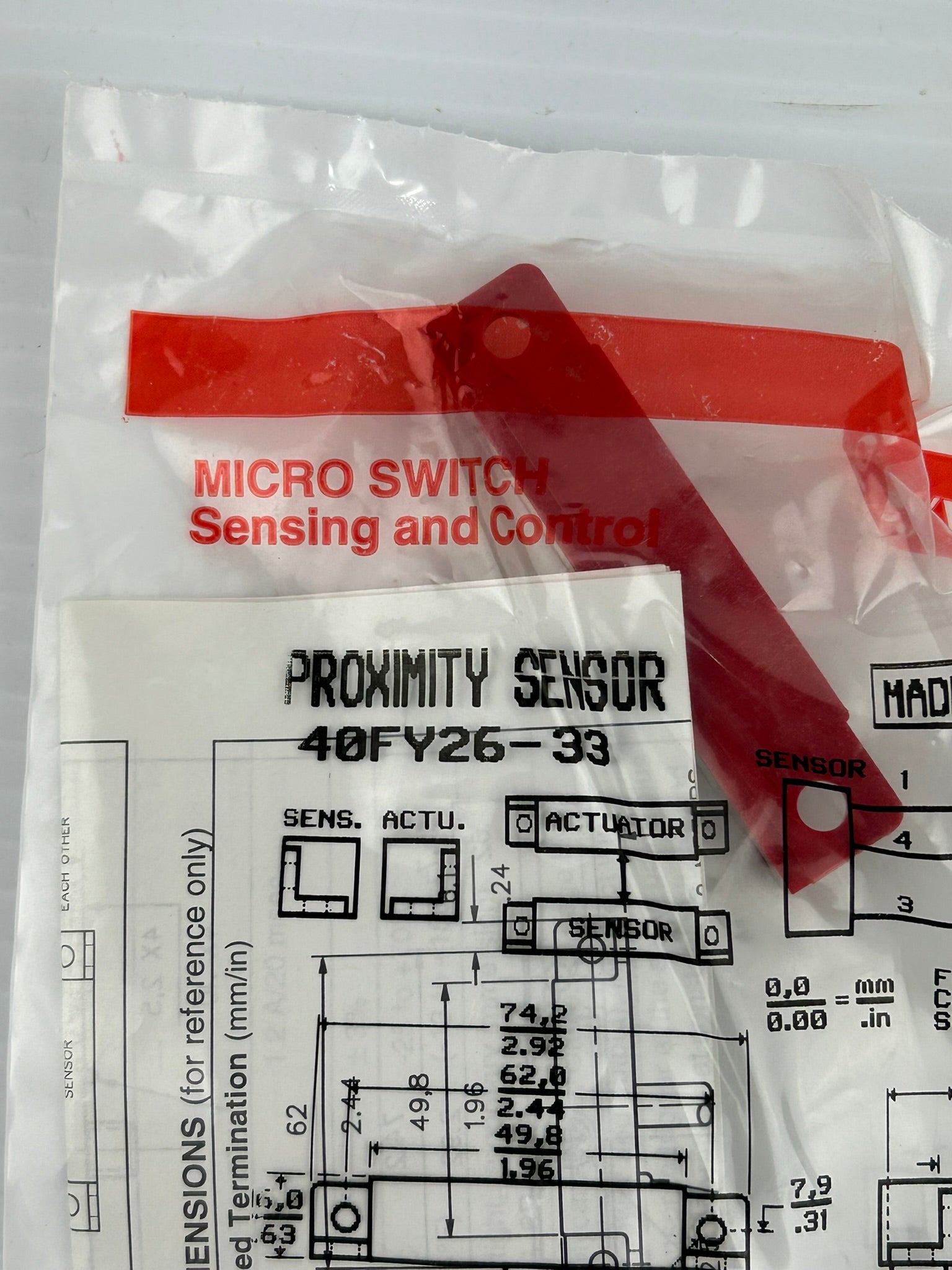 Pepperl+Fuchs 40FY26-33 Proximity Sensor