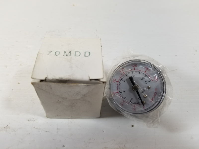 Master 70MDD Pressure Gauge 0-160 PSI