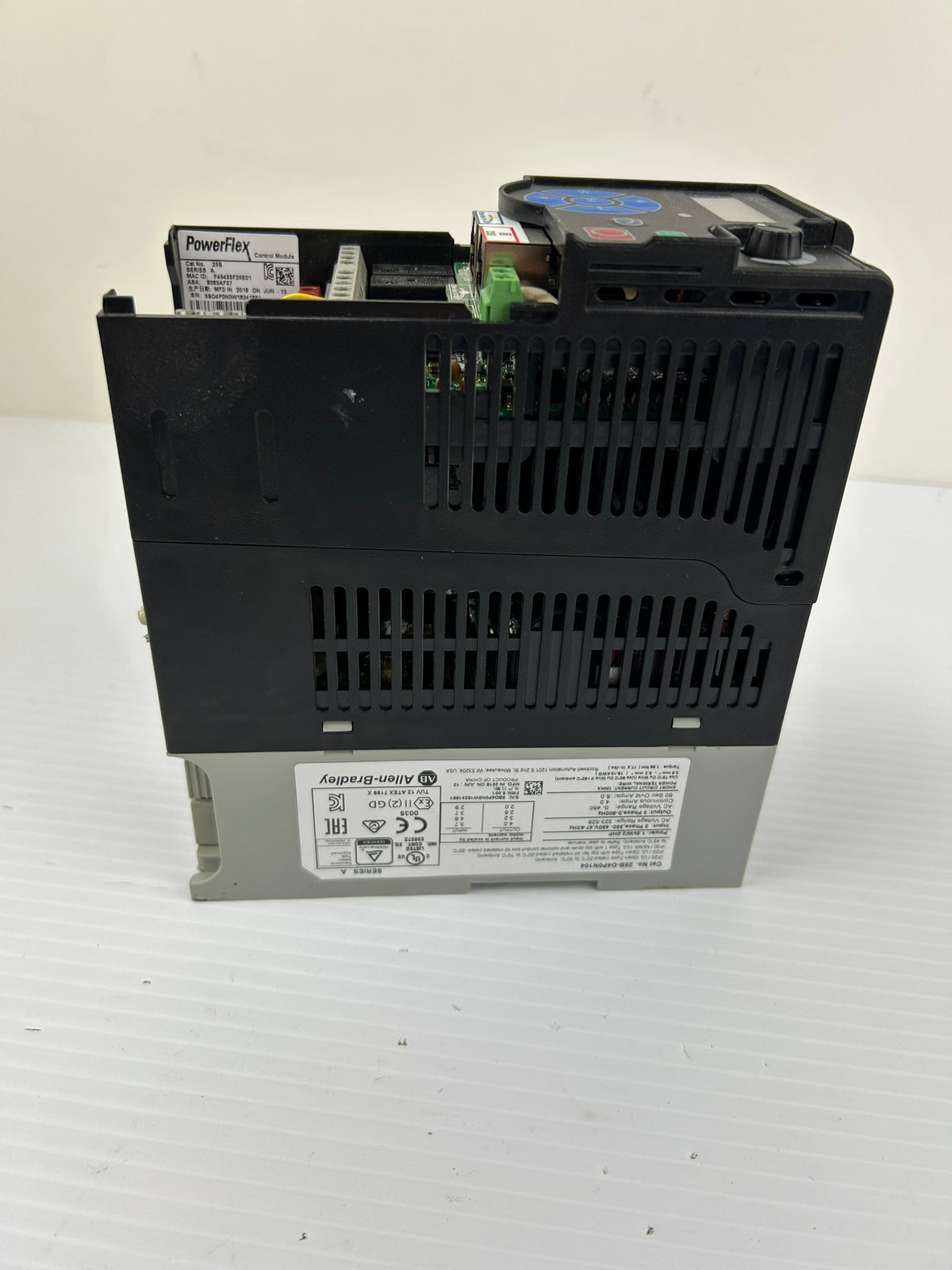 Allen-Bradley PowerFlex 525 25B-D4P0N104 1.5kW 3PH 480V AC Drive VFD