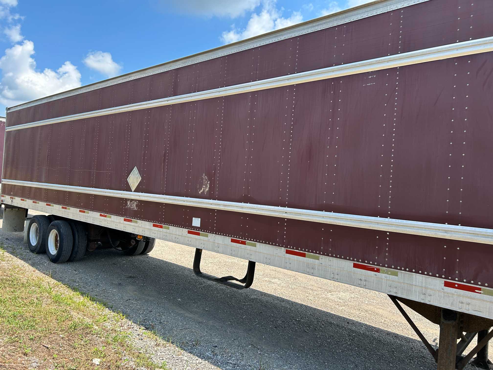 2004 Trailmobile 53' Dry Van Semi Trailer Air Ride Swing Doors 2MN01JAH941000997