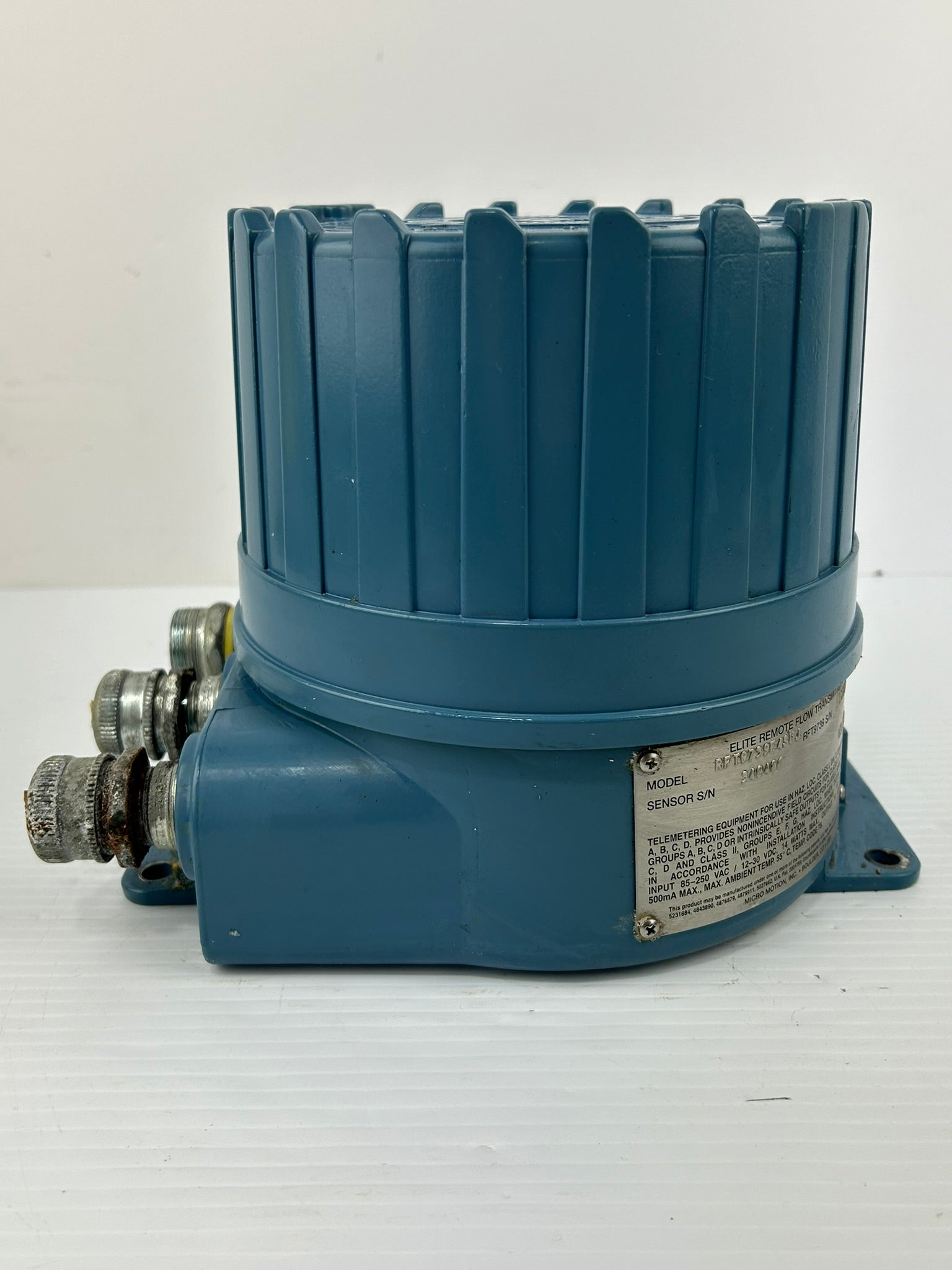Micro Motion RFT9739E4SUJ Elite Remote Flow Transmitter with Fittings