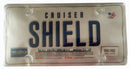 Cruiser License Plate "Bubble Shield" Clear 74100