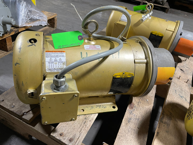 Baldor Reliance CEM3614T Motor 2HP 1175 RPM 184TC 3PH with Meltric DSN20