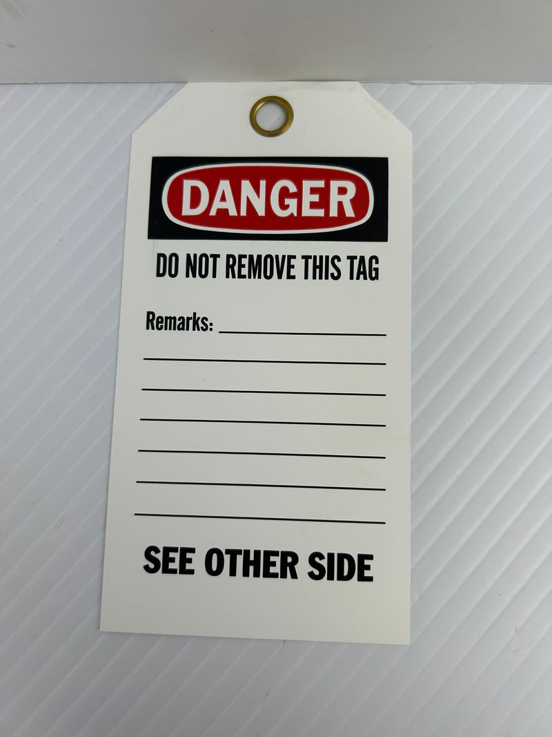 Brady 87004 Danger Defective Equipment Tag - Lot of 23