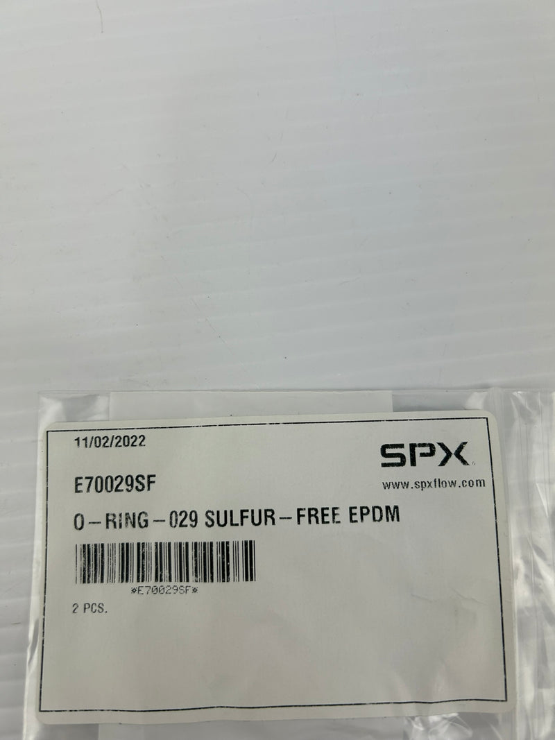 SPX E70029SF Sulfer-free EPDM O-Ring 029 - Lot of 2