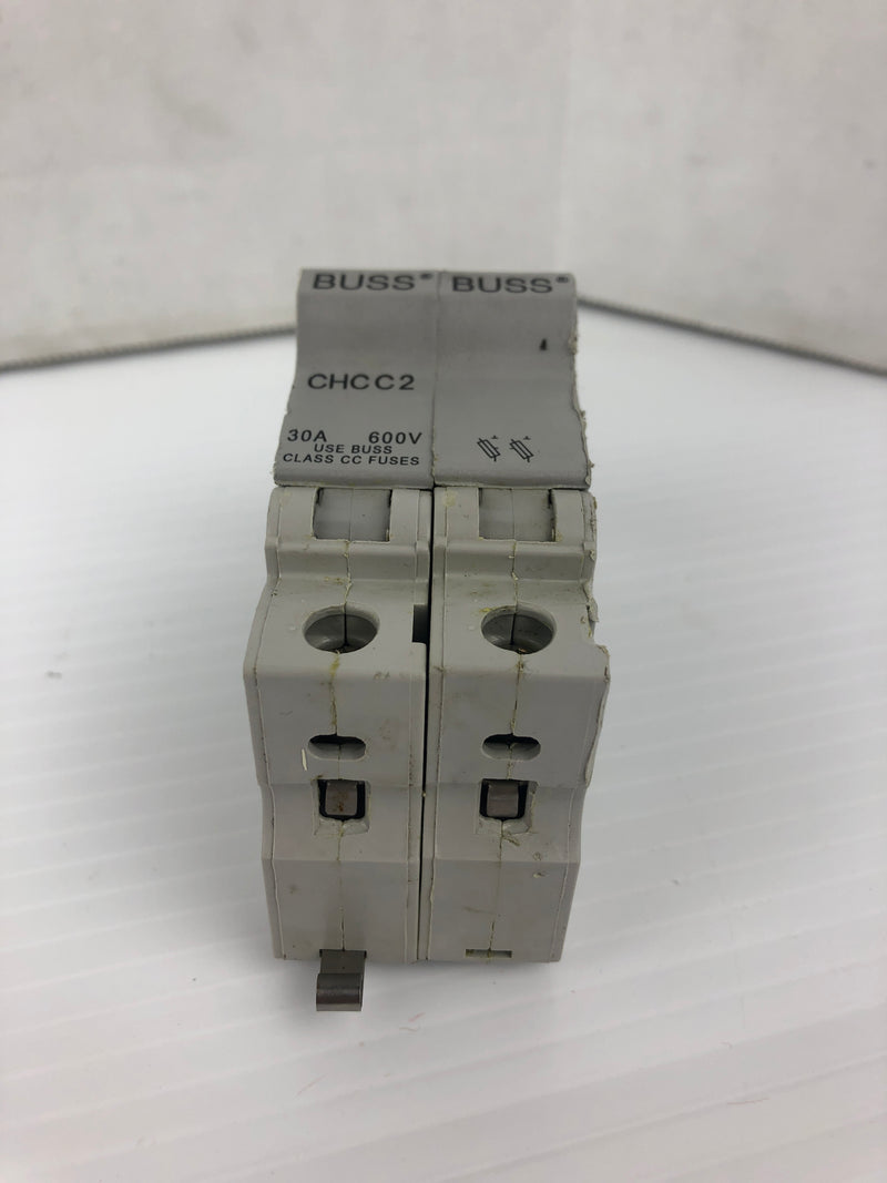 Buss CHCC2 Fuse Holder 600V 30A 2P - Lots of 2