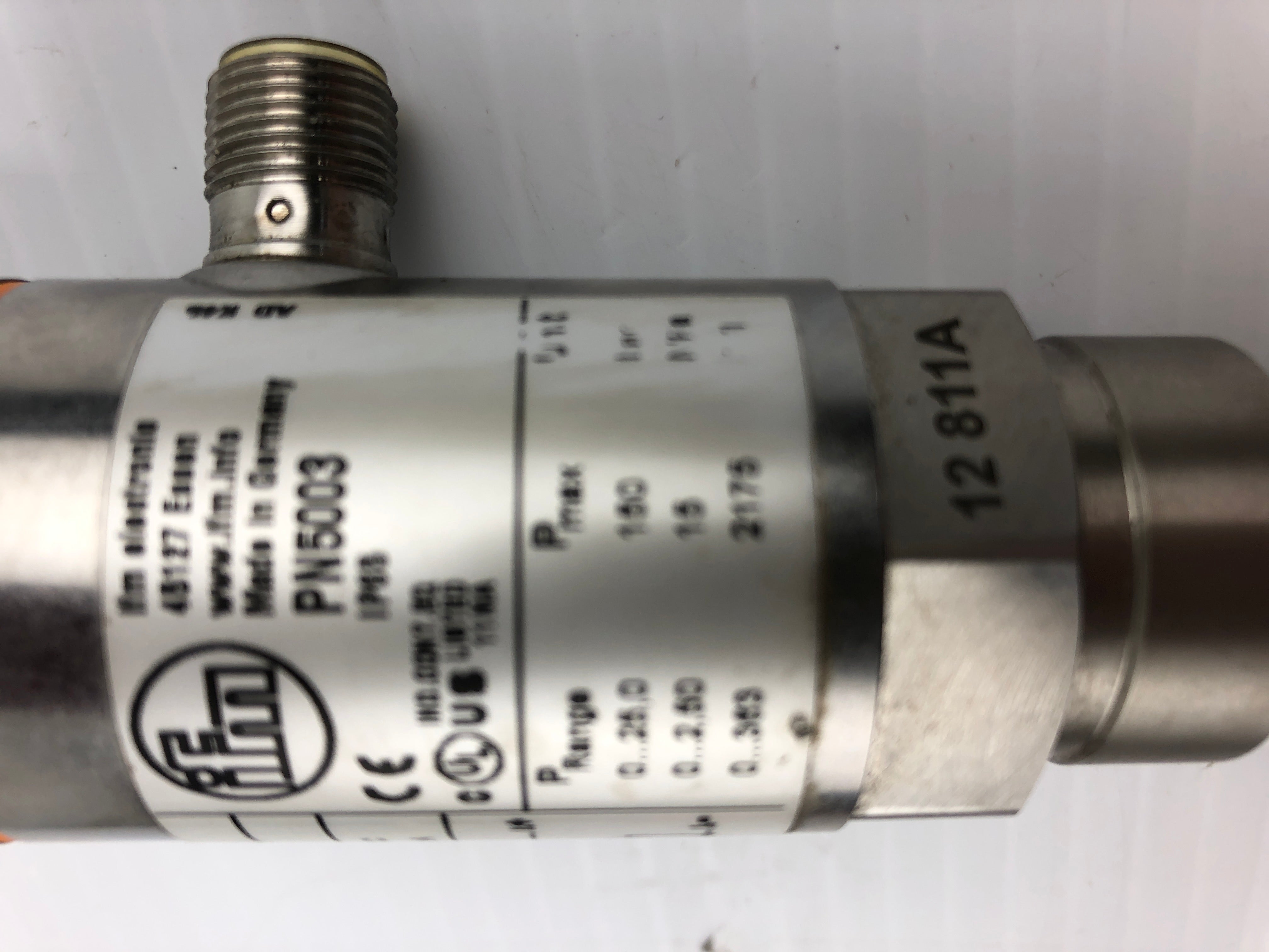 IFM PN5003 Electric Pressure Sensor with Fitting