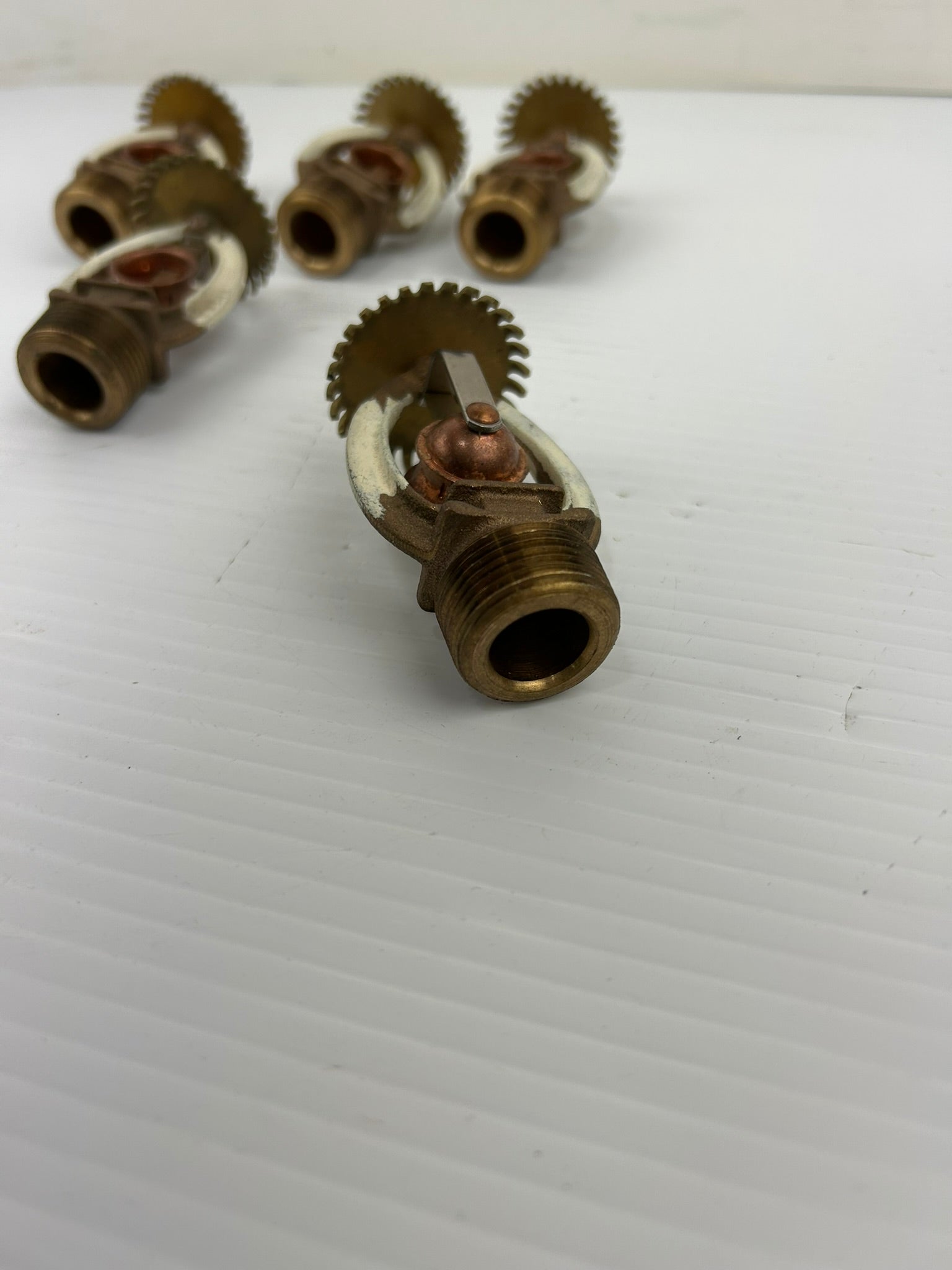 Grinnell SSU-1 Upright Spray Fire Sprinkler Brass - Lot of 5