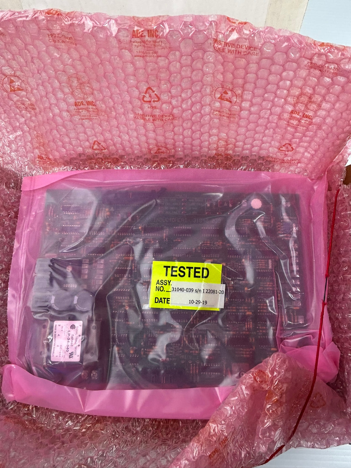 Inductoheat 31040-039 Circuit Board Assembly Industrial Control PCB