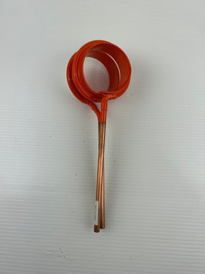 High Frequency Copper Tube Induction Heating Coil for Welding TT1-3.150L Orange