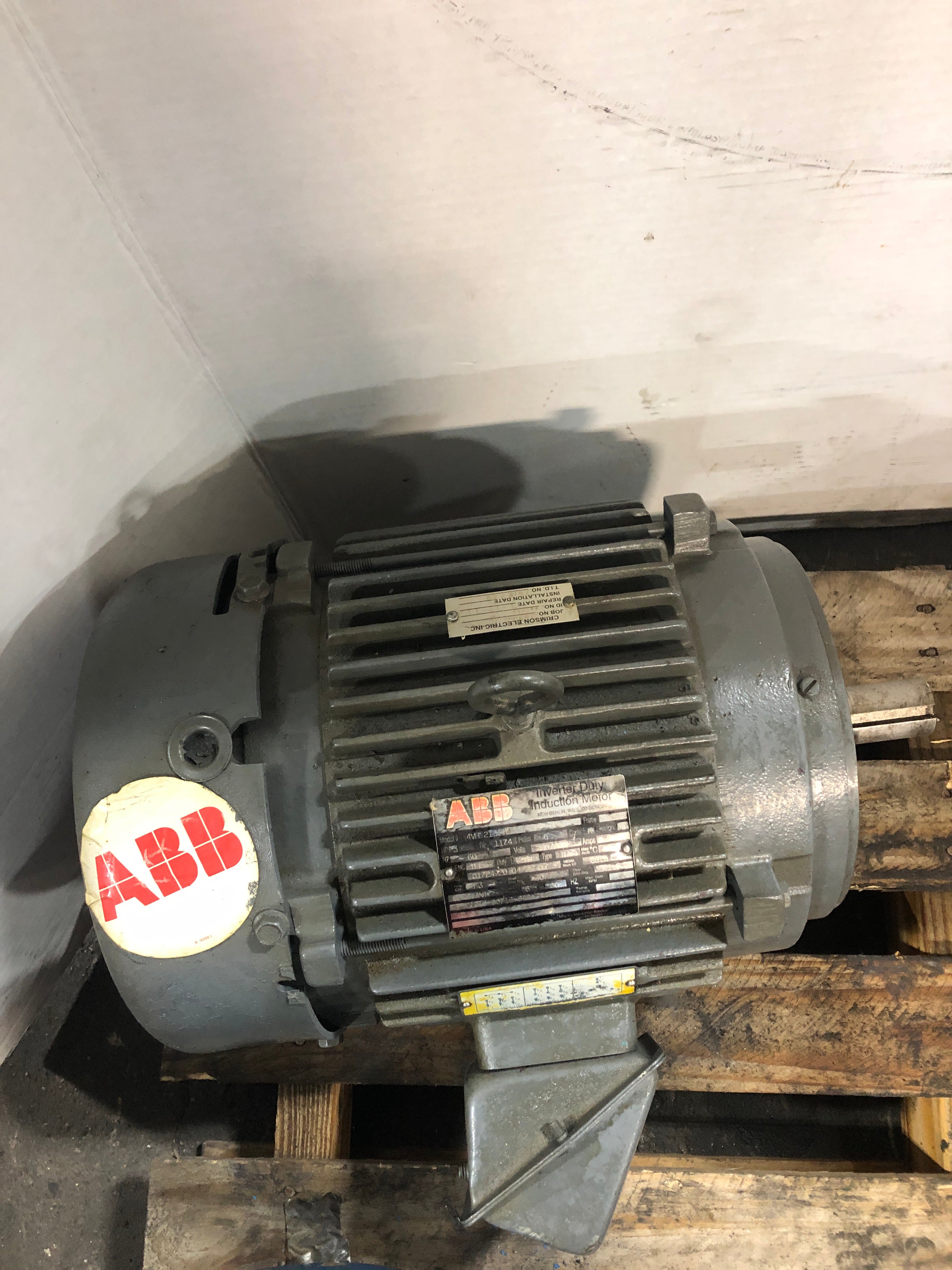 ABB 4VH213TTFS6076ERR142 Inverter Duty Induction Motor 3HP TFS Type 1174 RPM