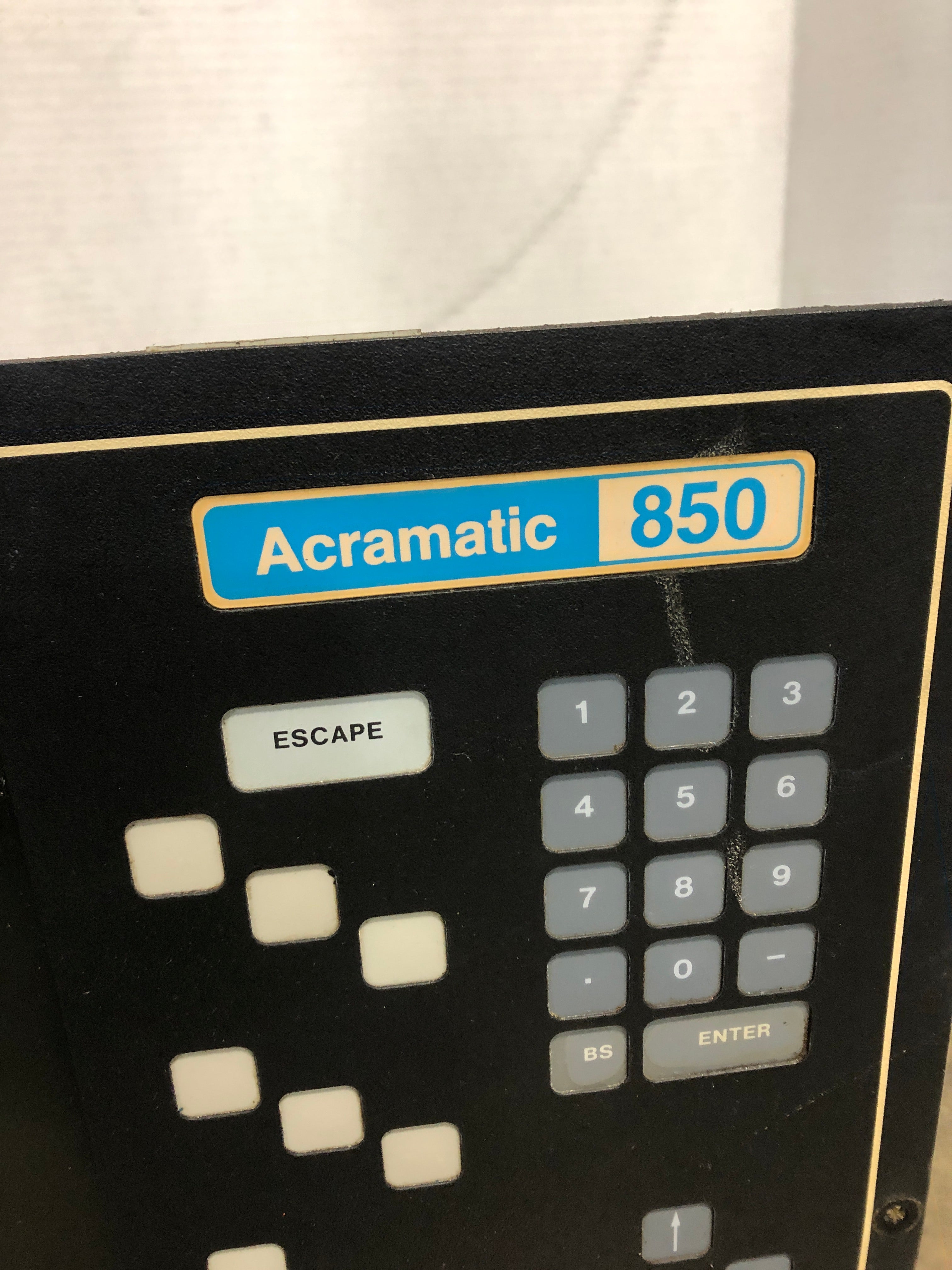 Cincinnati Milacron 3-424-2006A Acramatic 850 Control Panel 3-525-0970A Rev. A
