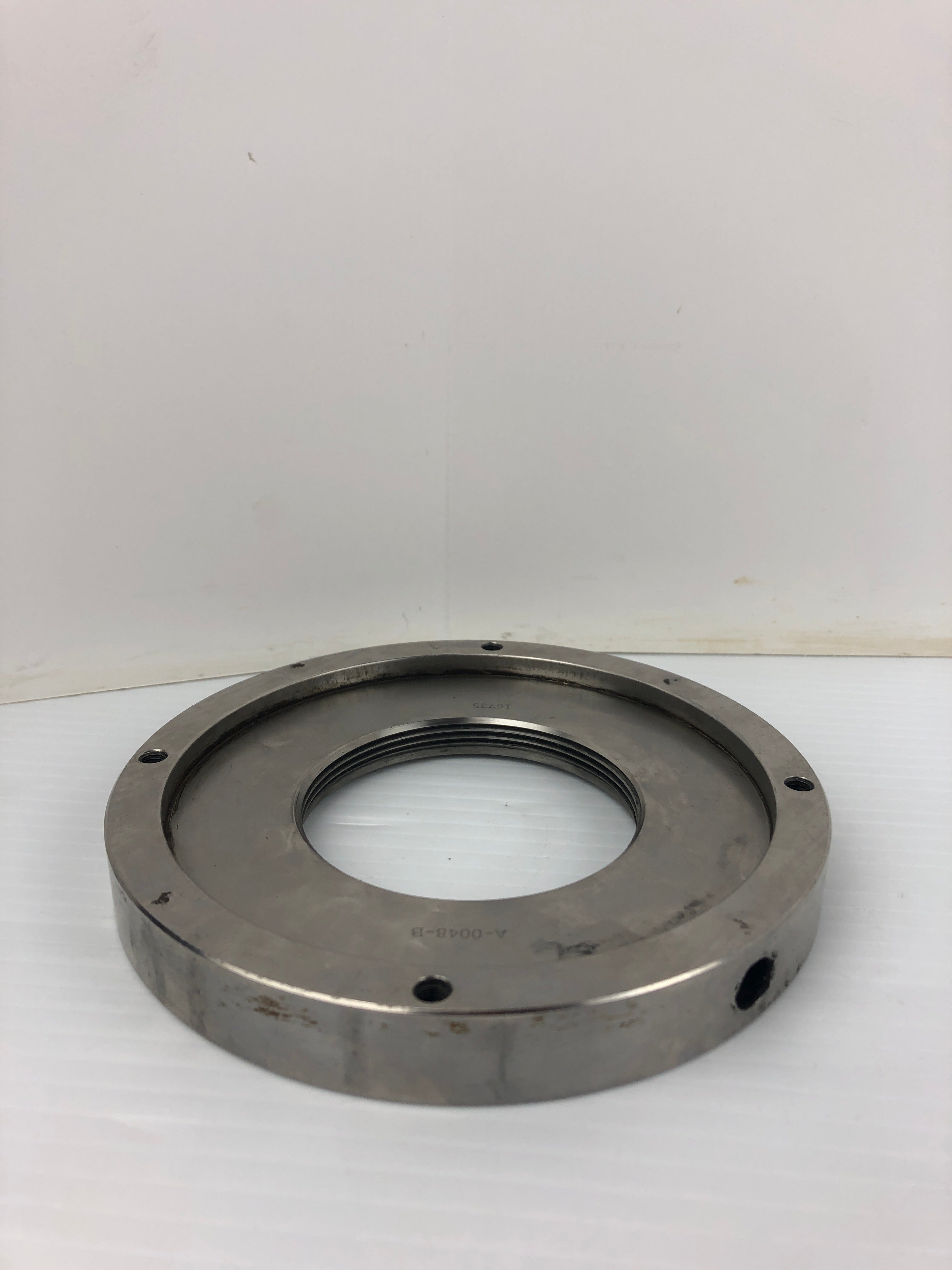 Threaded Metal Flange A-0048-B 16725 6.0" OD 2.915" ID 5.10" Inside Rim: 5.10"