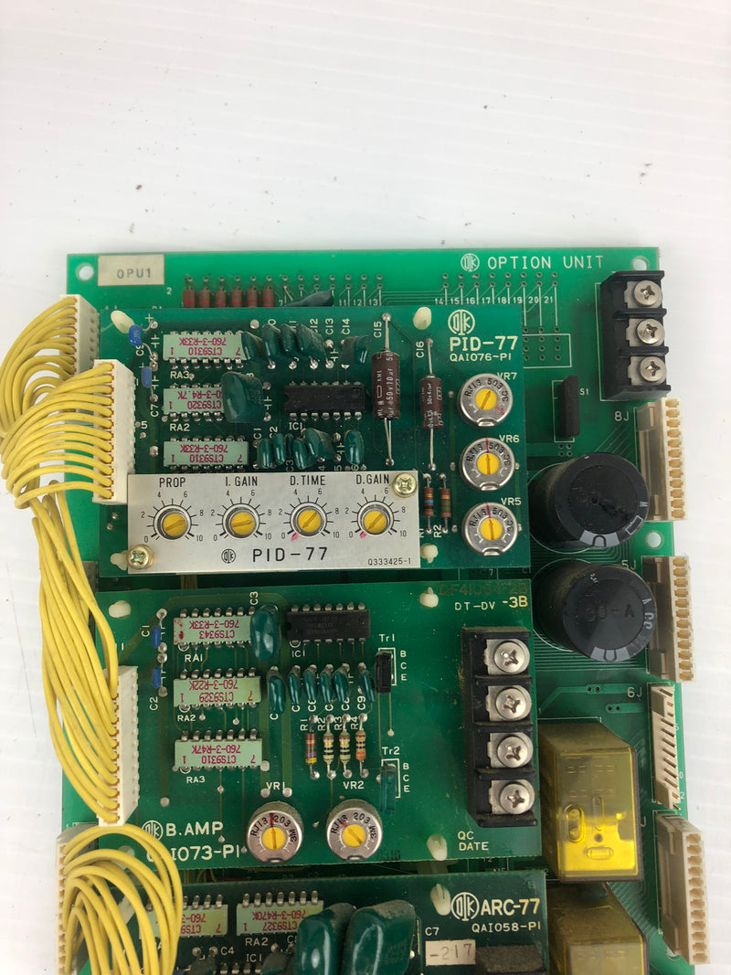 TDK Option Unit Circuit Board Assembly ARC-77 PID-77 QAI073-PI QCL8861-27