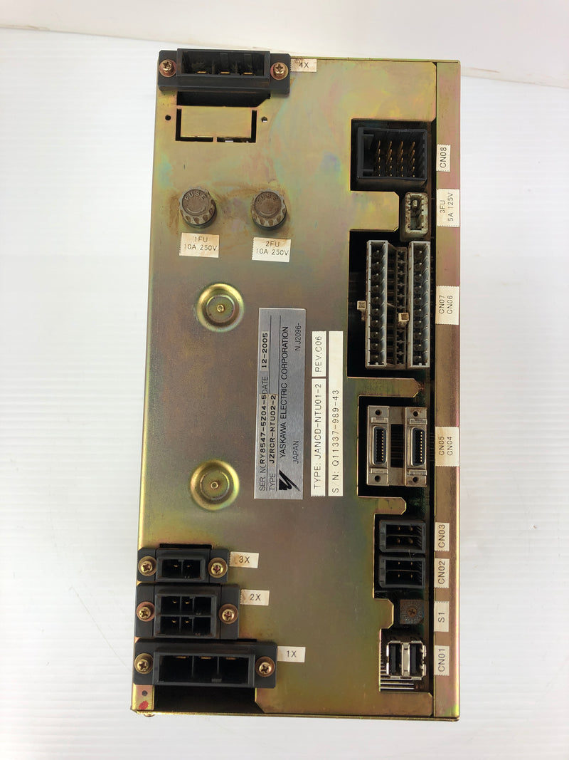 Yaskawa Electric JZRCR-NTU02-2 Power Supply Module Rev. C06 250V 10A