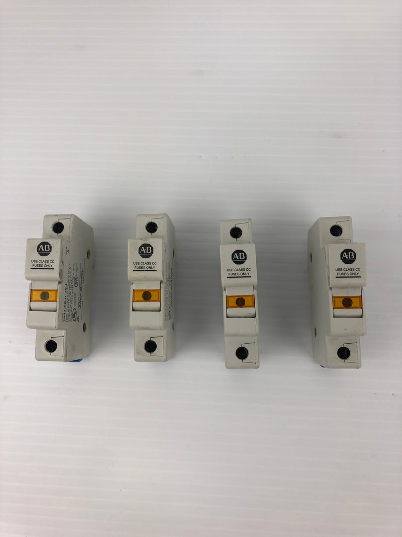 Allen-Bradley 1492-FB1C30-L Fuse Holder Ser. A 600V 30A - Lot of 4