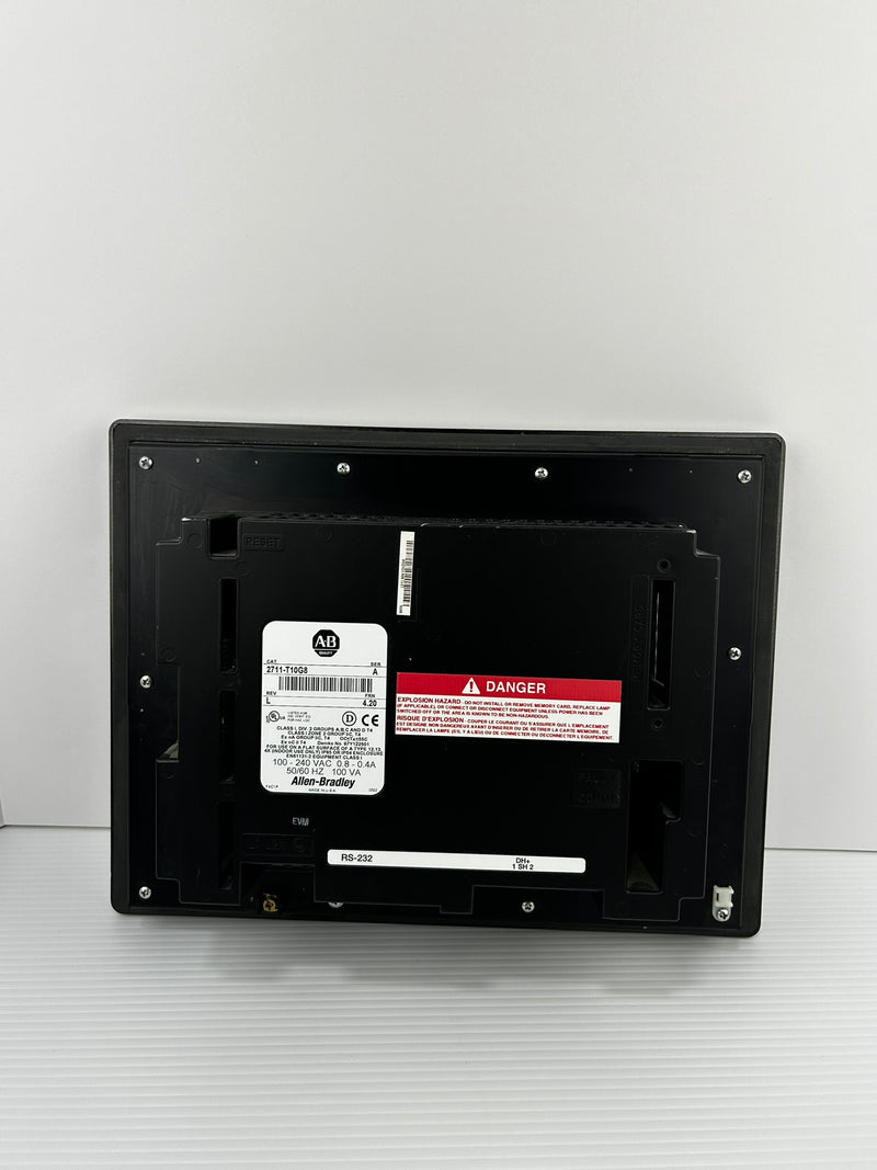 Allen-Bradley 2711-T10G8 PanelView 1000 Touch Screen Module Ser A Rev L FRN 4.20