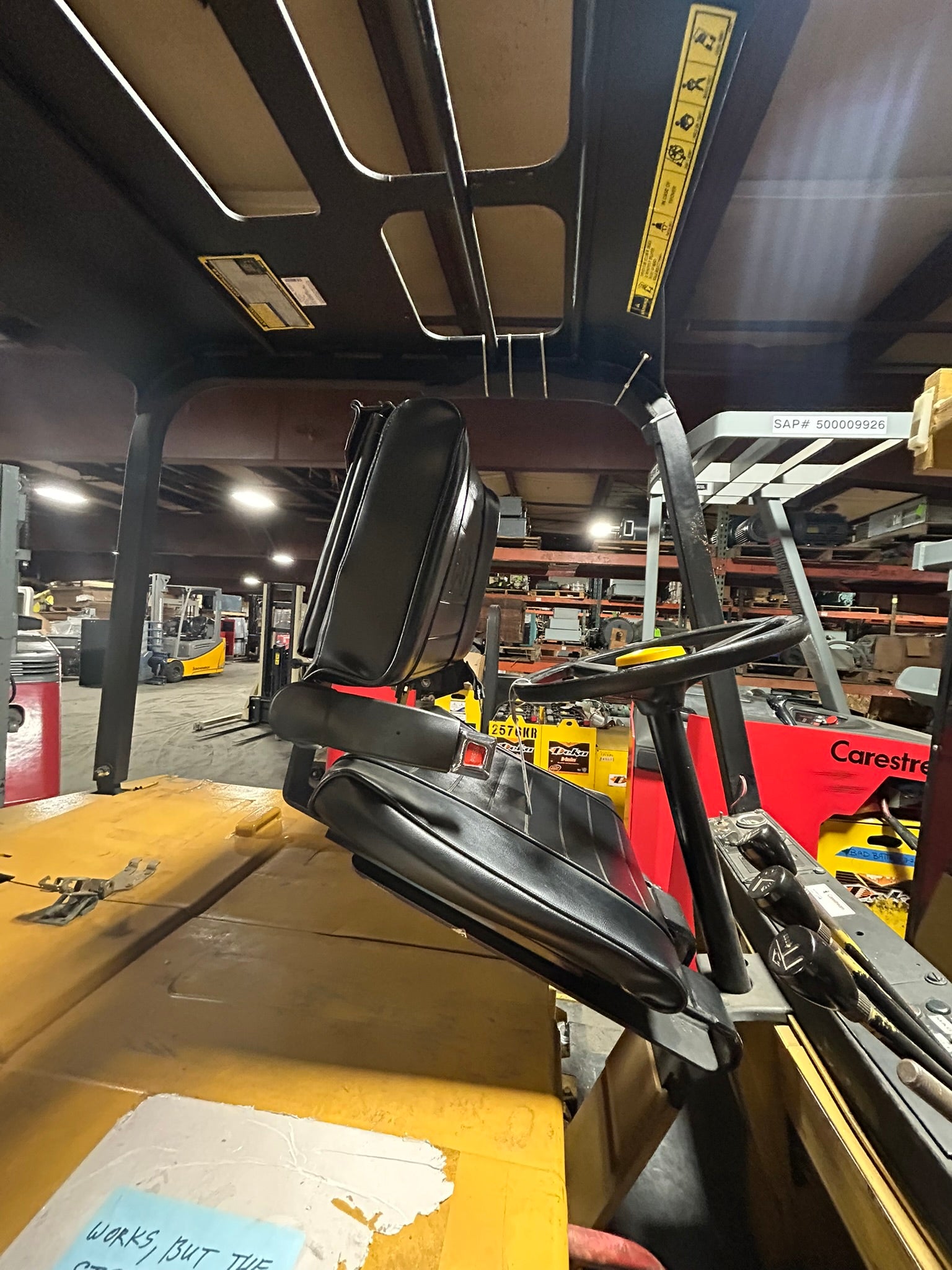 Caterpillar MC60B Electric Sit Down Forklift Truck 6000 Lb. Capacity 36V 803 Hrs