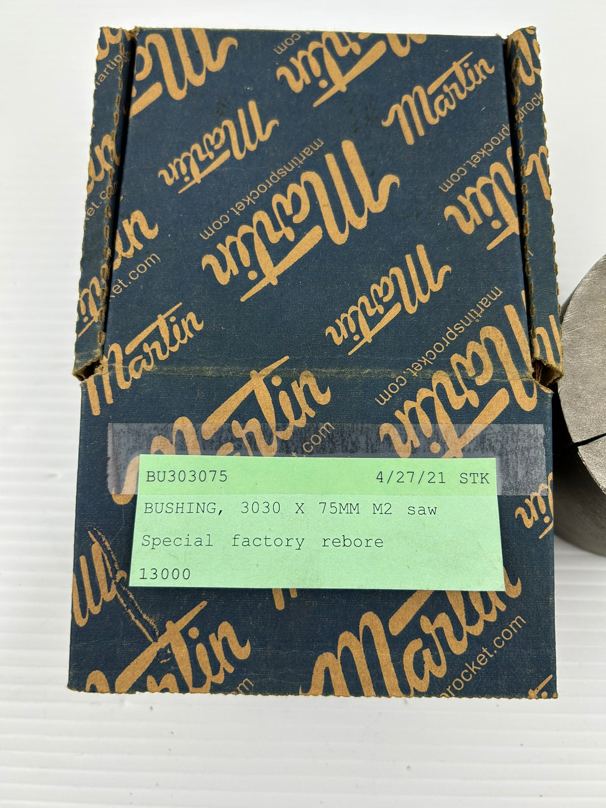 Martin 3030 x 75MM Taper Lock Bushing BU303075 75mm Bore Special Factory Re-Bore