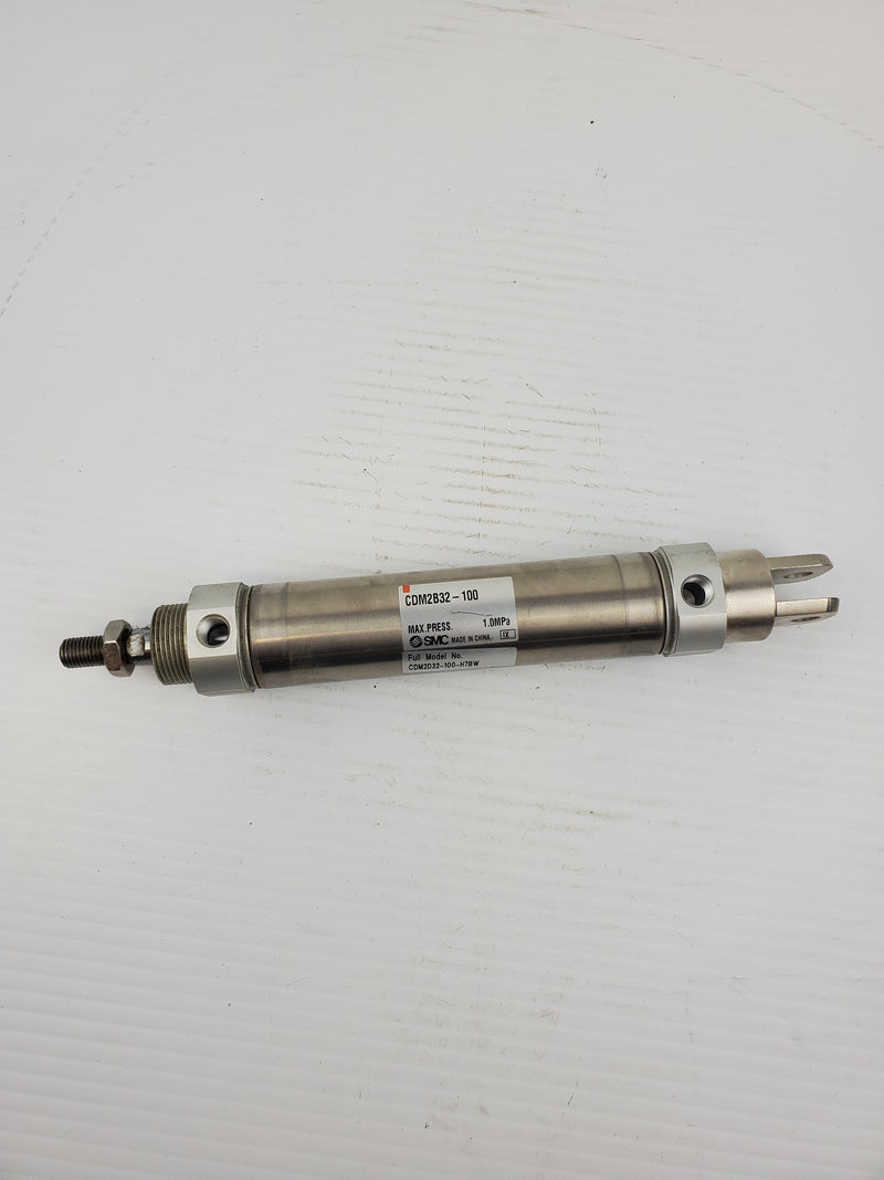 SMC CDM2B32-100 Pneumatic Cylinder Max Press 1.0MPa CDM2D32-100-H7BW